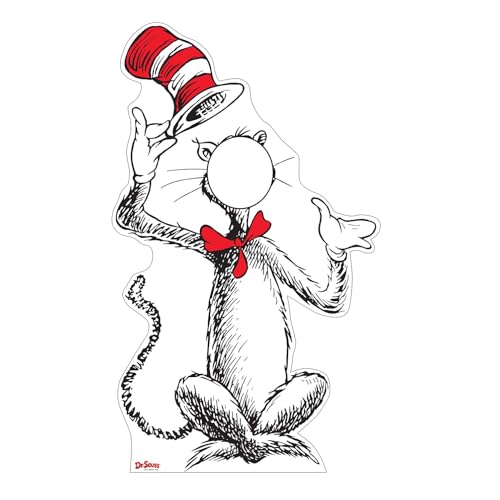 Dr. Seuss The Cat with Face Cutout Cardboard Cutout Standee
