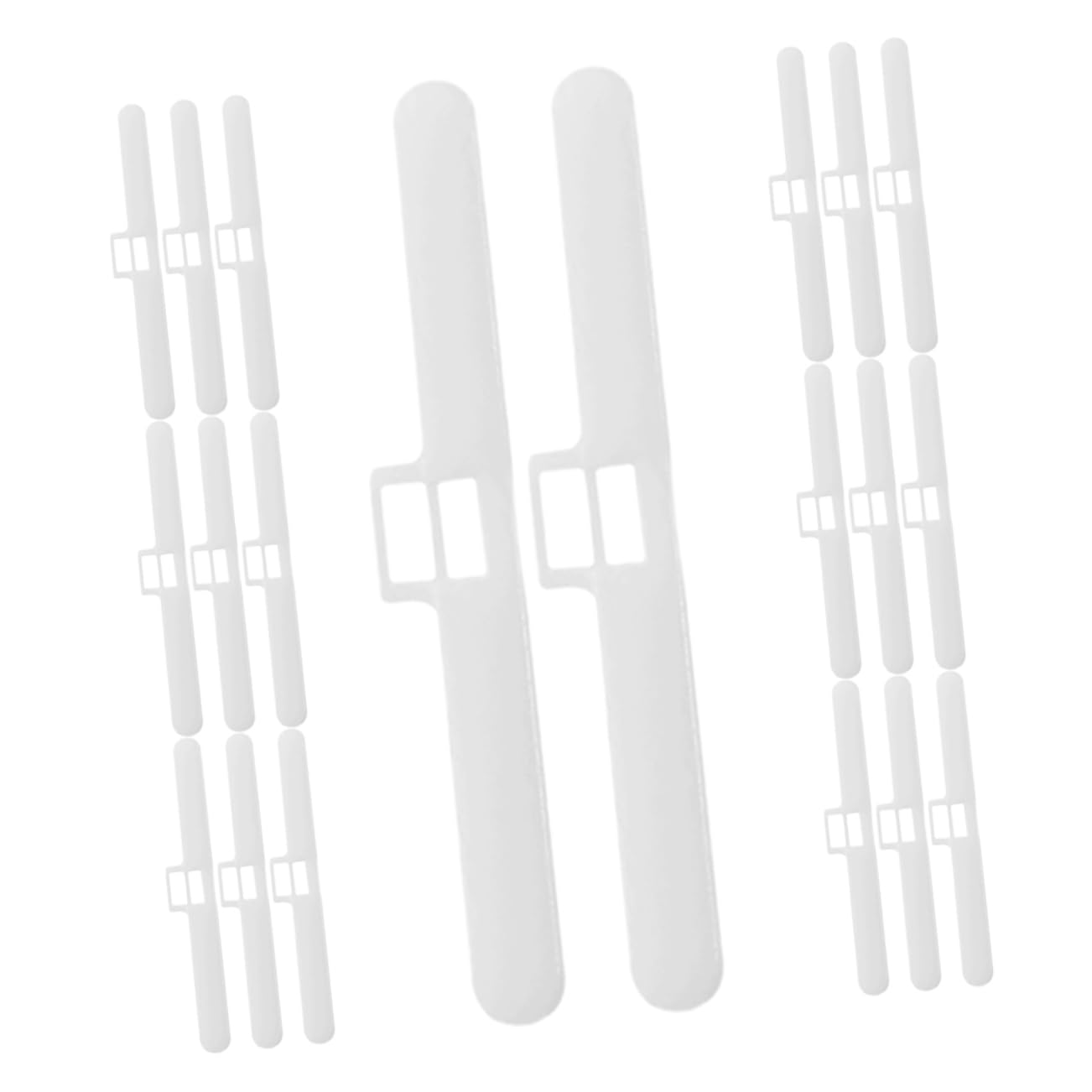 GAROZATION 20pcs Vertical Blind Hangers for Curtains Replacement Slats for Home Office and Hotels Easy to Install Smooth Design