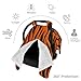 Baby Car Seat Canopy Cover for Mom, Soft Breathable Nursing Breastfeeding Covers Multi Use Stroller Sun Shade Newborn Shower Gift，Tiger Stripes Orange