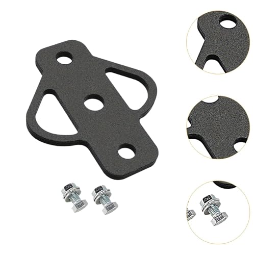 FJMQHU 3 Way Trailer Hitch Adapter ATV Hitch Attachments Black Steel Hook Mounting for Lawn Mower Garden Tractor