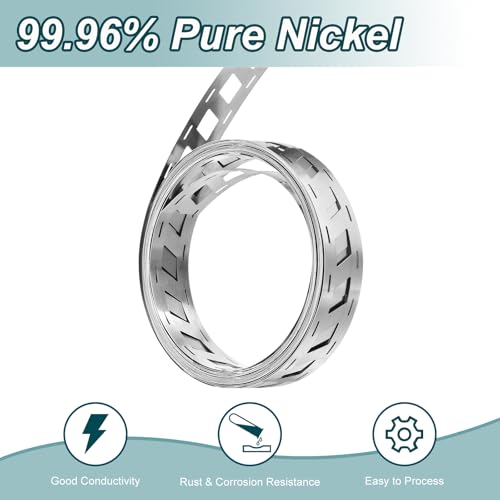 QUARKZMAN 1 Rolle Reines Nickelband 99 96% Reine Nickelplatte 0 15x23mm 6 56Ft(2m) Länge Nickelbeschichtetes Band Für Batteriepunktschweißen