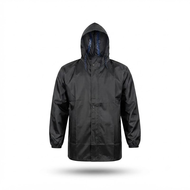 elevea 𝟏 𝐘𝐞𝐚𝐫 𝐖𝐚𝐫𝐫𝐚𝐧𝐭𝐲 Premium Waterproof Rain Suit for Men & Women, Hooded Raincoat Jacket and Pant Set, Lightweight Reusable Rain Wear for Bike Riding, Travel-picture-11