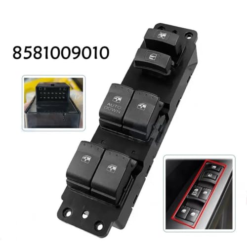 Bouton lève-vitre pour Ssangyong Actyon Kyron 2007-2009 commande avant gauche