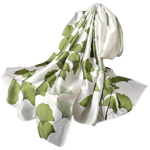 FAIRYGATE Schals und Tücher Damen Seidenschal Seide Tuch Halstuch Seidentuch 180x90cm Schal Anzug Formelle Anlässe Stola Business Style Geschenk für Sie 18025