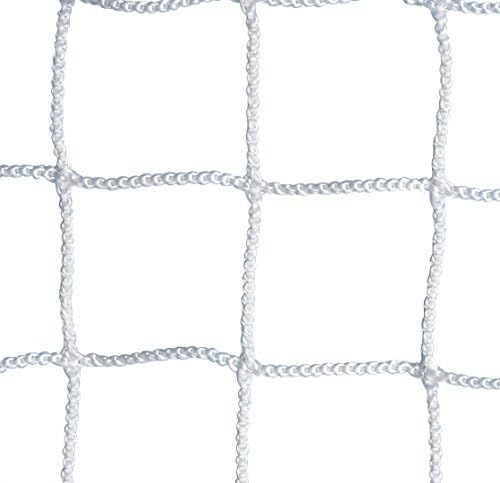 Gared Sports SN618-3W 6.5 x 18 ft. Touchline Soccer Net44; White - 3 mm
