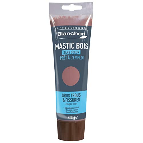 Mastic bois sans odeur poudre - chêne rustique - 400g - Blanchon