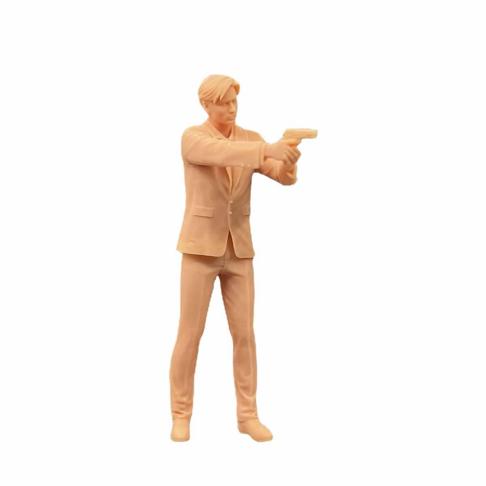 Amazon.co.jp: ZEDACAKAI 1/64 フィギュア銃で立っている男女