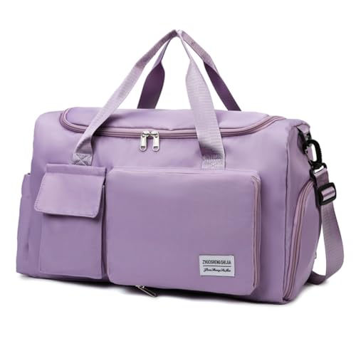 Generic Waterproof Large Capacity Foldable Travel Bag with Wet Dry Separation Duffle Crossbody for Gym Hiking Sports Bag3