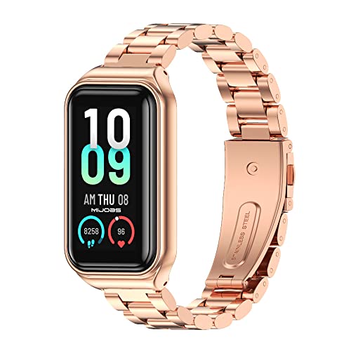 Image of Strap for Amazfit Band 7 Metal Replacement Strap Wristband Watch Strap Compatible with Amazfit 7 Fitness Tracker smartwatch