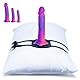 Saugfuß- und Ständer-Dildo-Set (klein, groß, riesig),fantasy anal Dildos verstellbare Leder-Sexgurt,zur Befestigung an Kissen oder Möbeln,Sexschaukel,Sexstuhl Erwachsenen-Spielzeug mit Saugfuß-Ständer