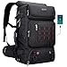 WITZMAN Carry on Travel Backpack for Men Women Airline Approved Convertible Nylon Duffle Backpack Luggage Bag (B682 Black)