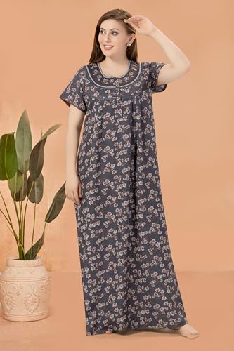 Image of Soulemo Women's Alpine Blended Printed Nighty 1635