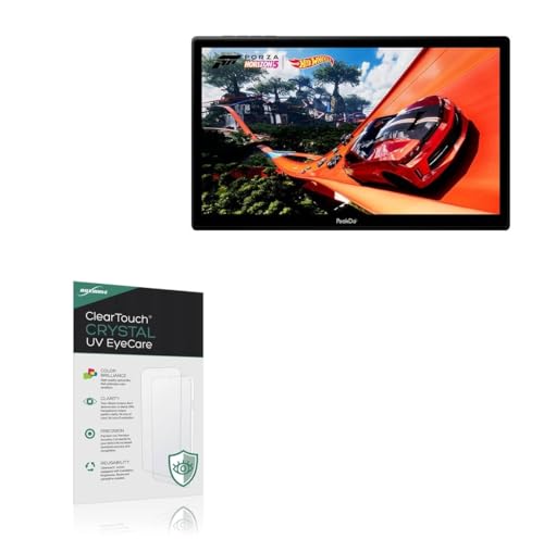 BoxWave Screen Protector Compatible With PeakDo Portable Monitor Touchscreen (7 in) - ClearTouch Crystal Anti-UV EyeCare (2-Pack), Filters out Harmful Blue Light Reduce Fatigue