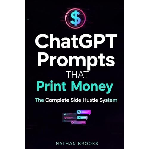 ChatGPT Prompts That Print Money Audiolibro Por Eric Thompson arte de portada