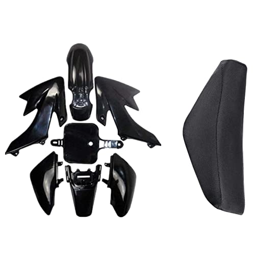 Zxtdr Plastic Body Fairing Kit And Tall Seat For Crf Xr Crf50 Xr50 50S 50Cc 70Cc 110Cc 125Cc Dirt Pit Bike (Black) #TOP8