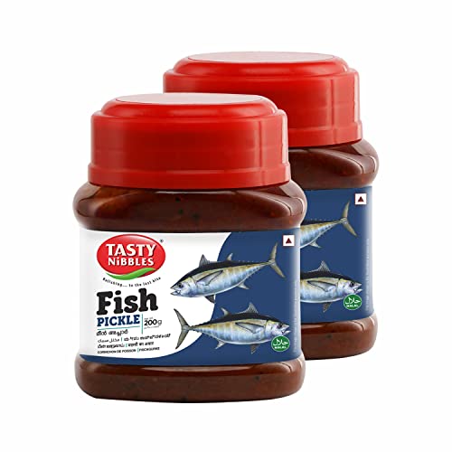 Image of Tasty Nibbles Fish Pickle 200gx2 in Pet Jar (Pack of 2)