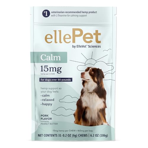 Calm Hemp Calming Chews for Large Dog 15mg – with Proprietary Hemp Oil Blend – Helps with Calming, Stress, Cognitive Support, and Overall Wellness Calm Hemp Calming Chews for Large Dog 15mg – with Proprietary Hemp Oil Blend – Helps with Calming, Stress, Cognitive Support, and Overall Wellness