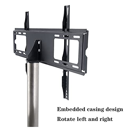 Soporte de TV de piso universal con base de acero inoxidable miniatura 4