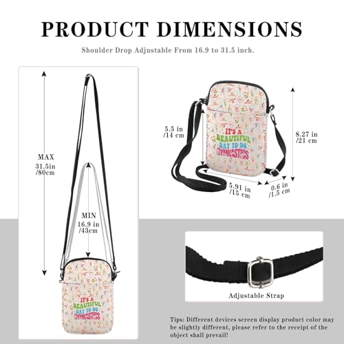 Gymnast Gymnastics Stuff Gymnast Graduation Gift It’s A Beautiful Day to Do Gymnastics Crossbody Bag for Gymnastics Team2