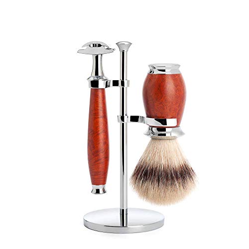 Set de rasage MUHLE PURIST en bois de bruyère, le cadeau idéal pour homme
