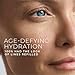 RoC Hydration+ Hyaluronic Acid Serum for Face, Hydrating, Plumping, Fragrance Free, Lightweight Formula with Collagen Proteins (1 Ounce) with Retinol Eye Cream Packette