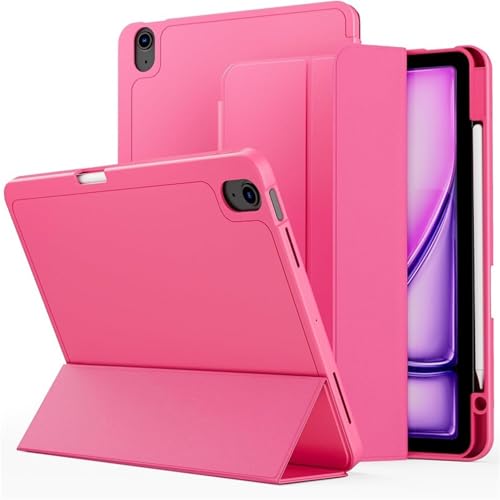 Étui iPad Mini 6 antichoc rose agate avec fente pour stylo contre les rayures