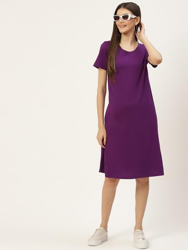 Image of Women's A-Line Cotton Midi Dress