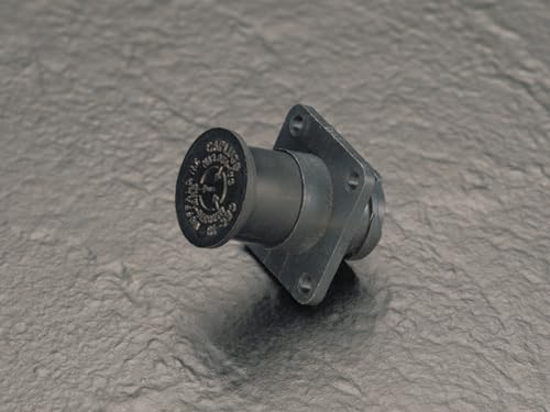 Caplugs CEC-18 CEC Series – Plastic Conductive Cap for Threaded and Non-Threaded Connectors, 10 Pack, Black EVA, Nominal Thread Size 1-1/8