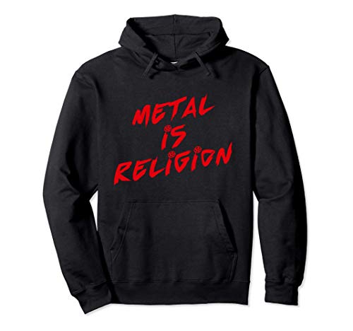 Metal Is Religion Música de Heavy Metal Pentagrama Sudadera con