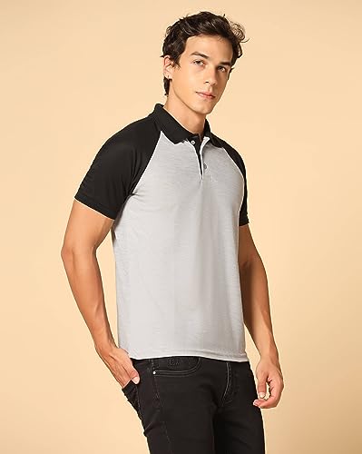 Image of INKKR Men's Regular Fit T-Shirt ((FACTORY-A11)-(XS)-L.Grey FCT11 02