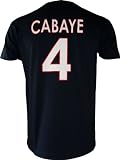 PARIS SAINT-GERMAIN T-Shirt PSG - Yohan CABAYE - N°4 - Collection Officielle Football Club Ligue 1 - Taille Enfant garçon 14 Ans