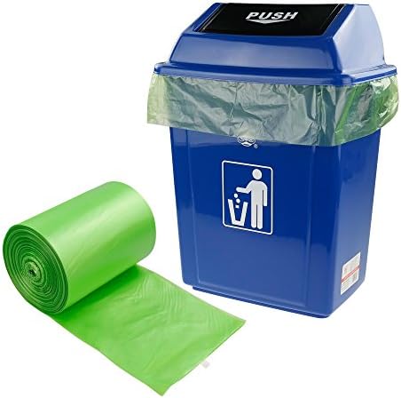 Annkky 50 Liter Trash Bin Liners, 125 Bags