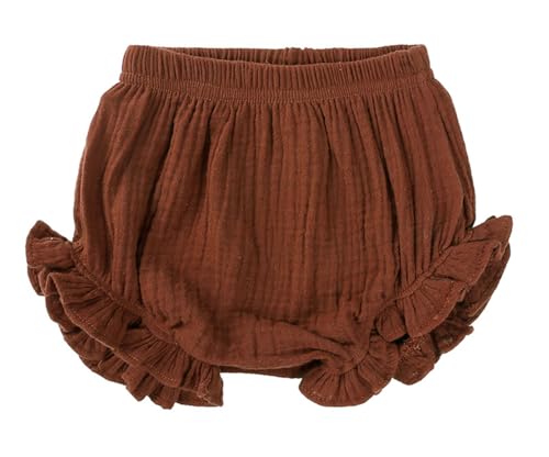 Toddler Baby Girls Ruffles Shorts Kids Cotton Candy Color Bloomer Shorts Diaper Cover Clothes Summer Clothes