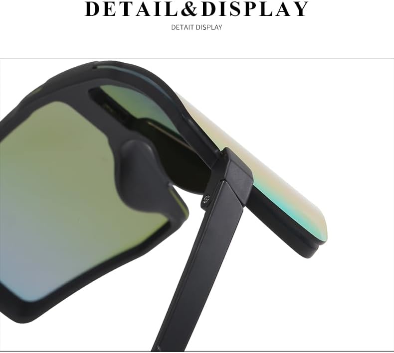 Miniatura 9 de SANPLMG UV400 Paquete de 2 gafas de sol deportivas sin marco para niños y niñas, ciclismo, béisbol, golf, jóvenes, gafas de sol deportivas