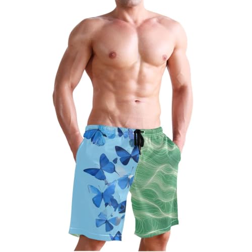 Short de plage extensible homme vert surf idéal pour les journées de glisse - 4