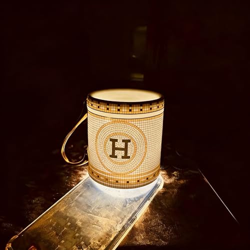Taza de porcelana con borde dorado y diseño mosaico, 14oz miniatura 6