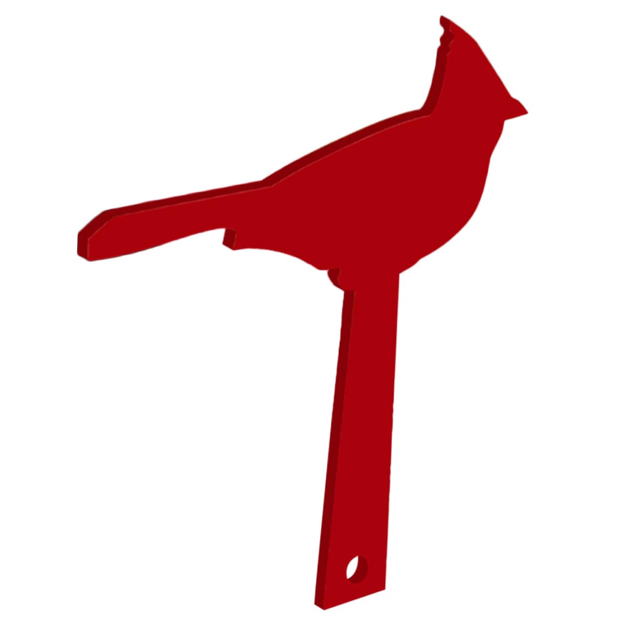 FUNOMOCYA Cardinal Bird Mailbox Decor Garden Sign Stake Ornament for Outdoor Mailbox Decoration Unique Bird Shape Garden Accessory