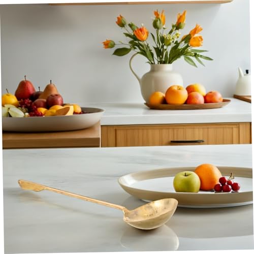 Petite cuillère à café en cuivre pour dessert et table