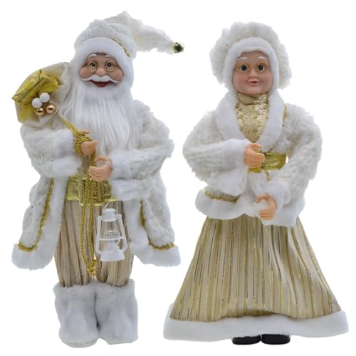 Figurines de Père Noël 45,7 cm de cheminée et table déco d'intérieur - 5
