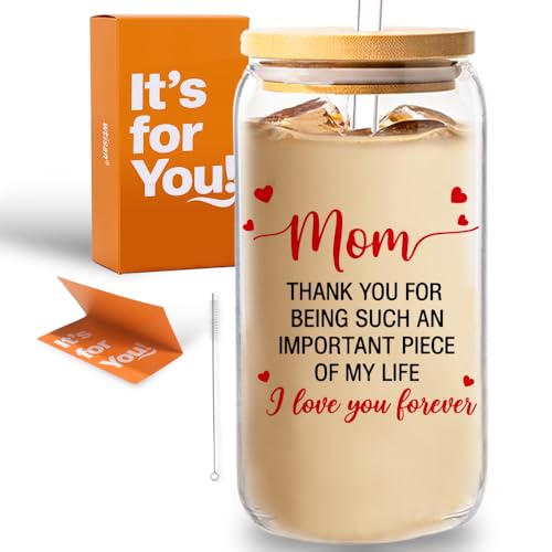 Save 20% on Best Mom Ever Gift Set - Glass Tumbler with Card