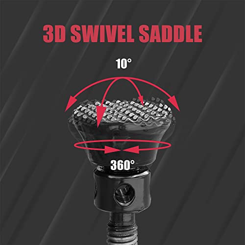 Image of Big RED ASJ20R Torin Professional Car Support Screw Jack for House Construction Bridge Stabilization, 20 Ton (40,000 lb) Capacity, Red