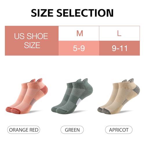 Thickened Towel Sole Running Socks - 6 Pairs Sports Socks, Non-slip, Sweat Absorbent and Breathable3