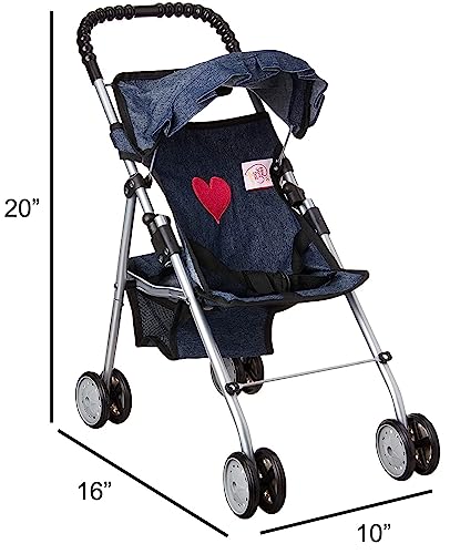My First Doll Stroller Denim For Baby Doll #TOP6