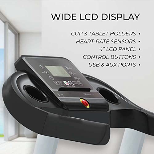 Image of Durafit - Sturdy, Stable and Strong Durafit Surge | 4 HP Peak DC Motorized Foldable Treadmill | Auto Incline | Home Cardio | Max Speed 14 Km /Hr | Max User Weight 120 Kg | Black