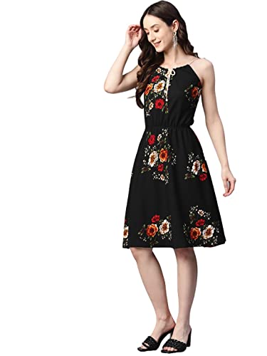 Image of arriva fab Women's Knitted Polyster Printed Dress