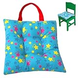 Portable et facile à utiliser : léger et facile à manipuler, ce coussin de chaise est parfait pour une utilisation en déplacement..Que ce soit à la maison, dans une garderie ou à la maternelle, le coussin peut être facilement placé sur n'importe quelle chaise pour offrir un confort supplémentaire..Sa taille compacte facilite le transport entre différents endroits.