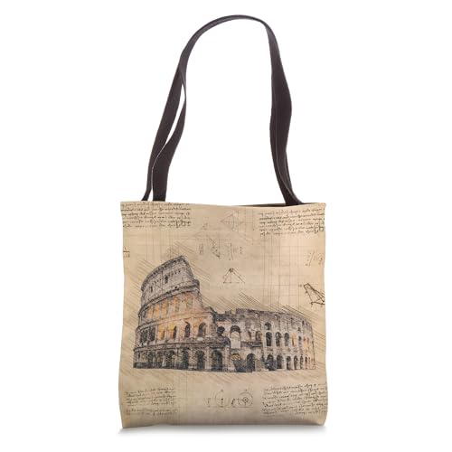Colosseum Rome Vintage Italian Architecture Tote Bag