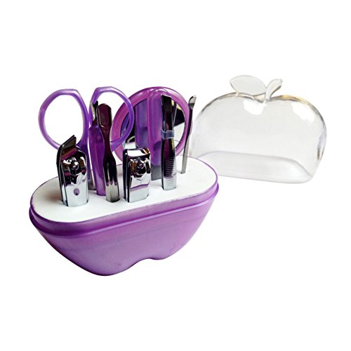 Spdoo 9 Pcs Pedicure/Manicure Set Nail Clippers Cleaner Cuticle Grooming Kit Case