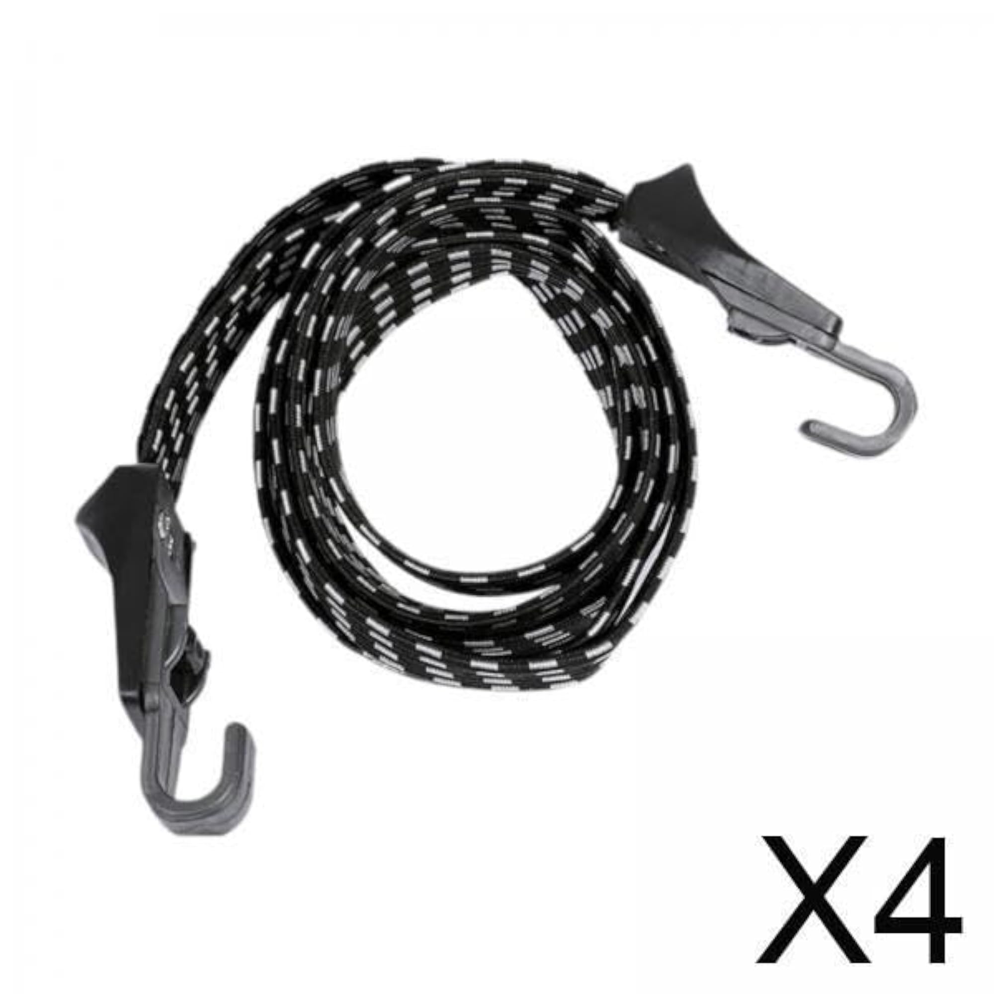 4xBike Bungee Straps, Stretch for Luggage Traveling