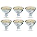 Produktbild WSMCN GU5.3 MR16 LED Neutralweiß 12V Lampe, 6W Ersetzt 50W Halogen Leuchtmittel, 4000K 485Lm Reflektorlampe, AC/DC 12Volt Flimmerfrei Strahler, 120°Abstrahlwinkel Spot, Nicht Dimmbar Birnen, 6 Stücke